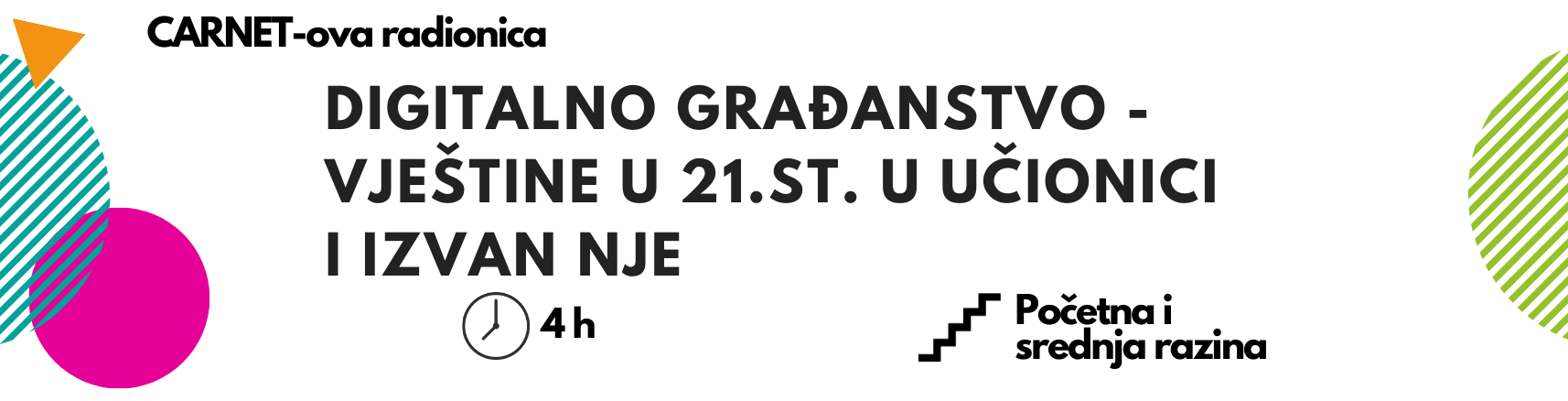 Digitalno građanstvo – vještine u 21.st. u učionici i izvan nje