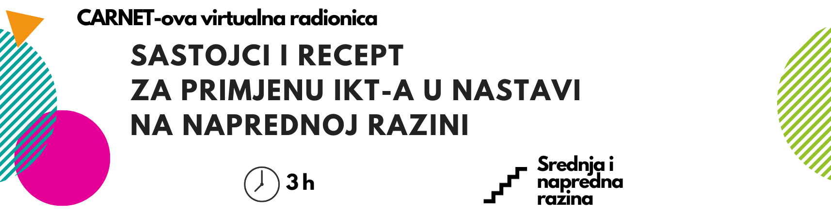 Sastojci i recept za primjenu IKT-a u nastavi na naprednoj razini