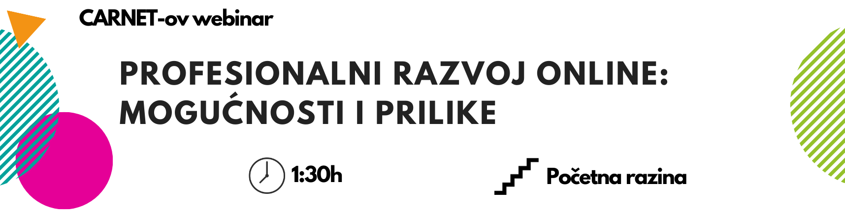 Profesionalni razvoj online: mogućnosti i prilike