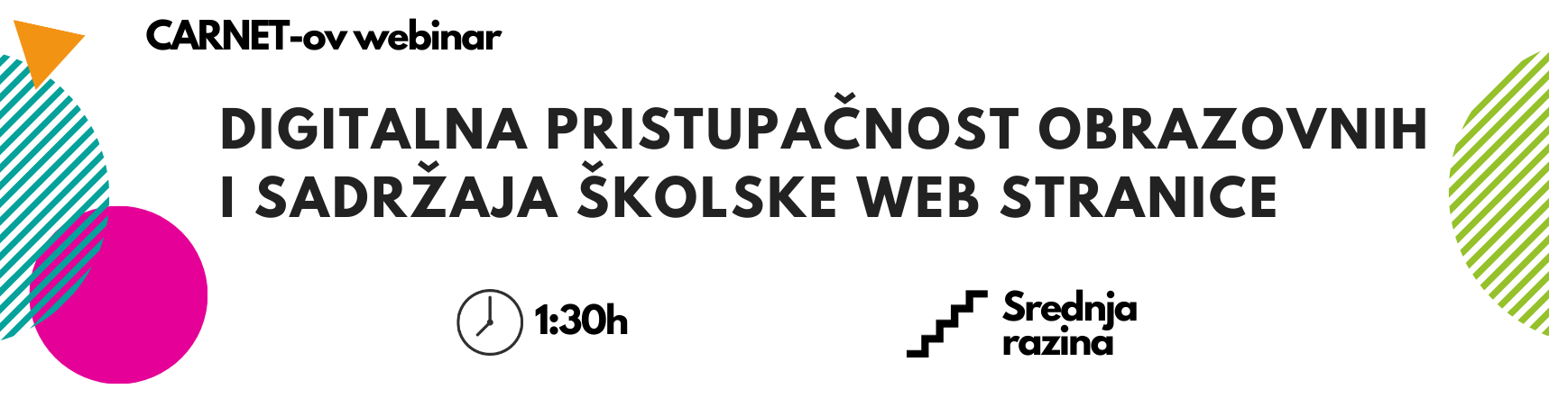 Digitalna pristupačnost obrazovnih i sadržaja školske web stranice