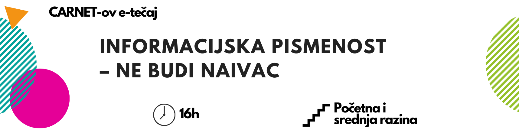 Informacijska pismenost – ne budi naivac