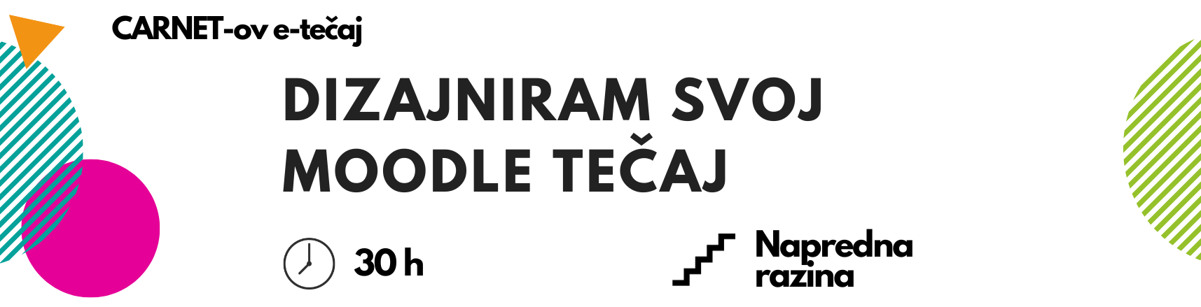 Dizajniram svoj Moodle tečaj