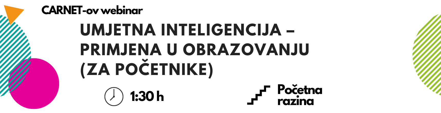 Umjetna inteligencija – primjena u obrazovanju (za početnike)